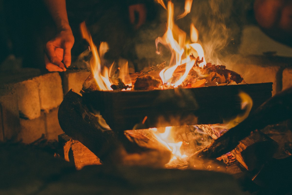 fuoco legna natale